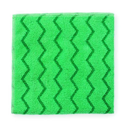 Hygen™ Microfiber Microfiber Cloth, Green, PK12 MPN:FGQ62000GR00
