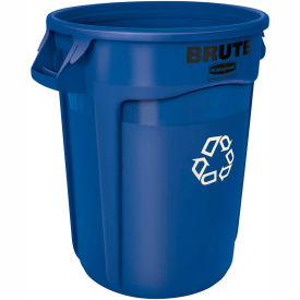 Rubbermaid® Recycling Can 20 Gallon Blue FG262073BLUE