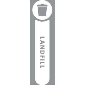 Rubbermaid Waste Stream Label Landfill Kit for Slim Jim - 1992437 1992437