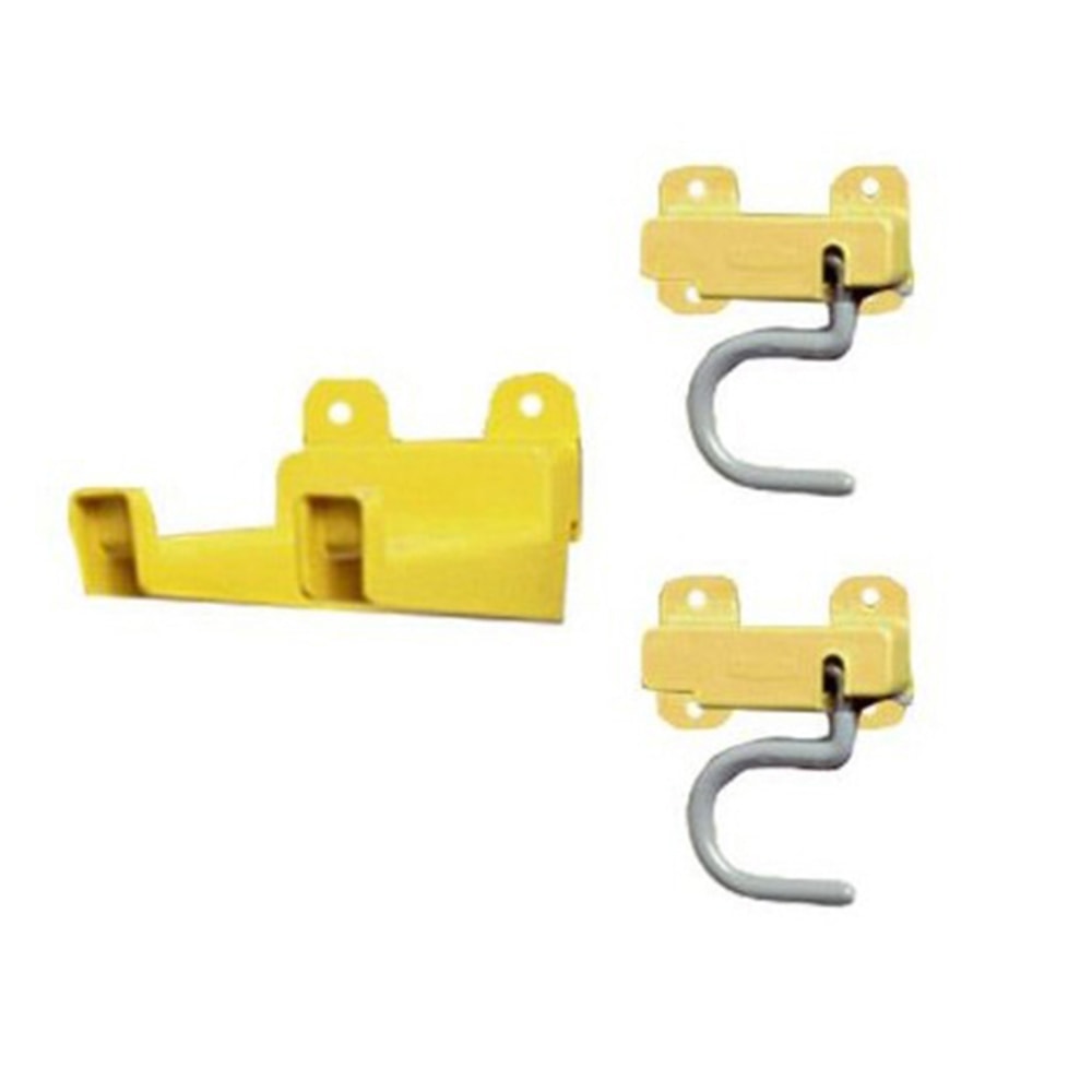 Rubbermaid 3-Piece Hook Value Kit, Yellow MPN:FG199400YEL