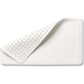 Rubbermaid® Safti-Grip Latex-Free Vinyl Bath Mat 16 x 28 White - 1982726 1982726