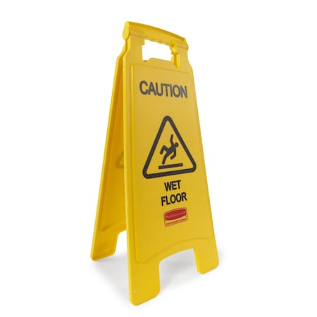 FLOOR SIGN W/CAUTION WET FLOOR MPN:SMFG611277YEL