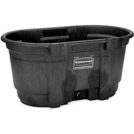 Rubbermaid 4242-88 Stock Tank 100 Gallon Black FG424288BLA