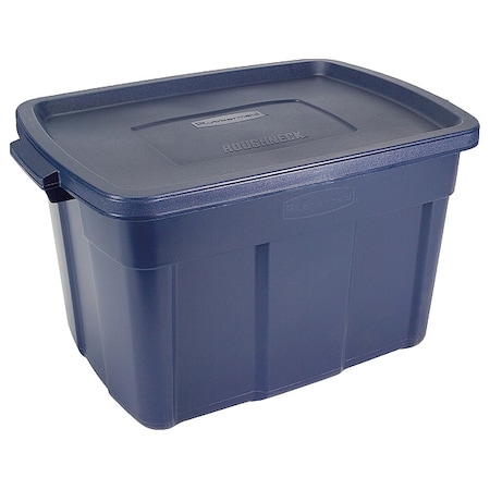 Stack & Nest Storage Tote W/ Lid, 25 gal, 28-7/8 in L x 19-7/8 in W x 16-3/4 in H MPN:RMRT250002