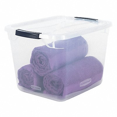 Storage Tote Clear Solid Polypropylene MPN:RMCC300014