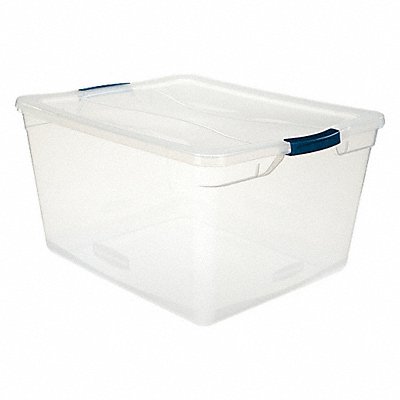 Storage Tote Clear Solid Polypropylene MPN:RMCC710000