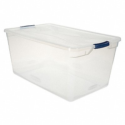 Storage Tote Clear Solid Polypropylene MPN:RMCC950001