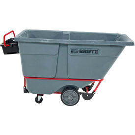 Brute Heavy Duty Tilt Truck 1/2 Cu. Yd. Cap. 1400 lb. Capacity Gray 2192465