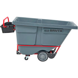 Brute Extra Heavy Duty Tilt Truck 1 Cu. Yd. Cap. 2100 lb. Capacity Gray 2192467