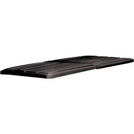 Rubbermaid® Hinged Lid for 1-1/2 Cu. Yd. Tilt Truck Black FG102700BLA