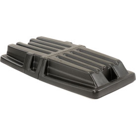 Rubbermaid® Hinged Lid for 1/2 Cu. Yd. Tilt Truck Black FG130700BLA