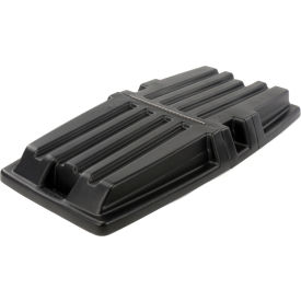 Rubbermaid® Hinged Lid For 1 Cu. Yd. Tilt Truck Black FG131700BLA
