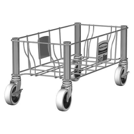 Container Dolly, 100 lb, Single, 9in H, Gray MPN:1968468