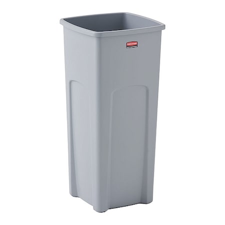 Trash Can, Oval, Silver, 23 gal. MPN:7YA65