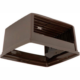 Rubbermaid® Plastic Hooded Lid Brown FG256V00BRN