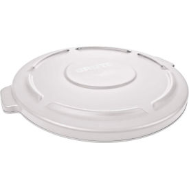Rubbermaid® Flat Lid For 10 Gal. Brute Container White - FG260900WHT FG260900WHT