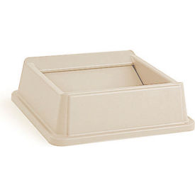 Lid For 35 & 50 Gallon Square Rubbermaid Waste Receptacles - Beige FG266400BEIG