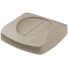 Lid For 23 Gallon Square Rubbermaid Waste Receptacles - Beige FG268988BEIG