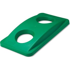 Bottle & Can Recycling Lid for Rubbermaid Recycling Container Green FG269288GRN
