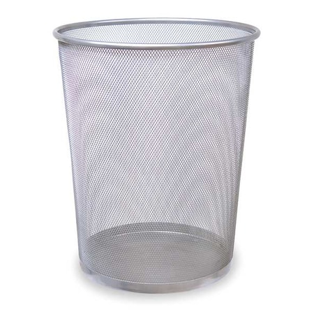 Concept Collection™ 5 gal Round Indoor Metal Can, Silver, None, Steel, Not Applicable MPN:FGWMB20SLV