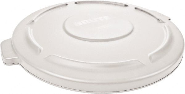 Trash Can & Recycling Container Lid: Round, For 20 gal Trash Can MPN:FG261960WHT