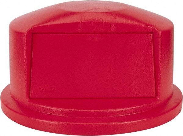 Dome Lid: Round, For 32 gal Trash Can MPN:FG263788RED