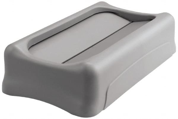 Swing Lid: Rectangle, For 23 gal Trash Can MPN:FG267360GRAY