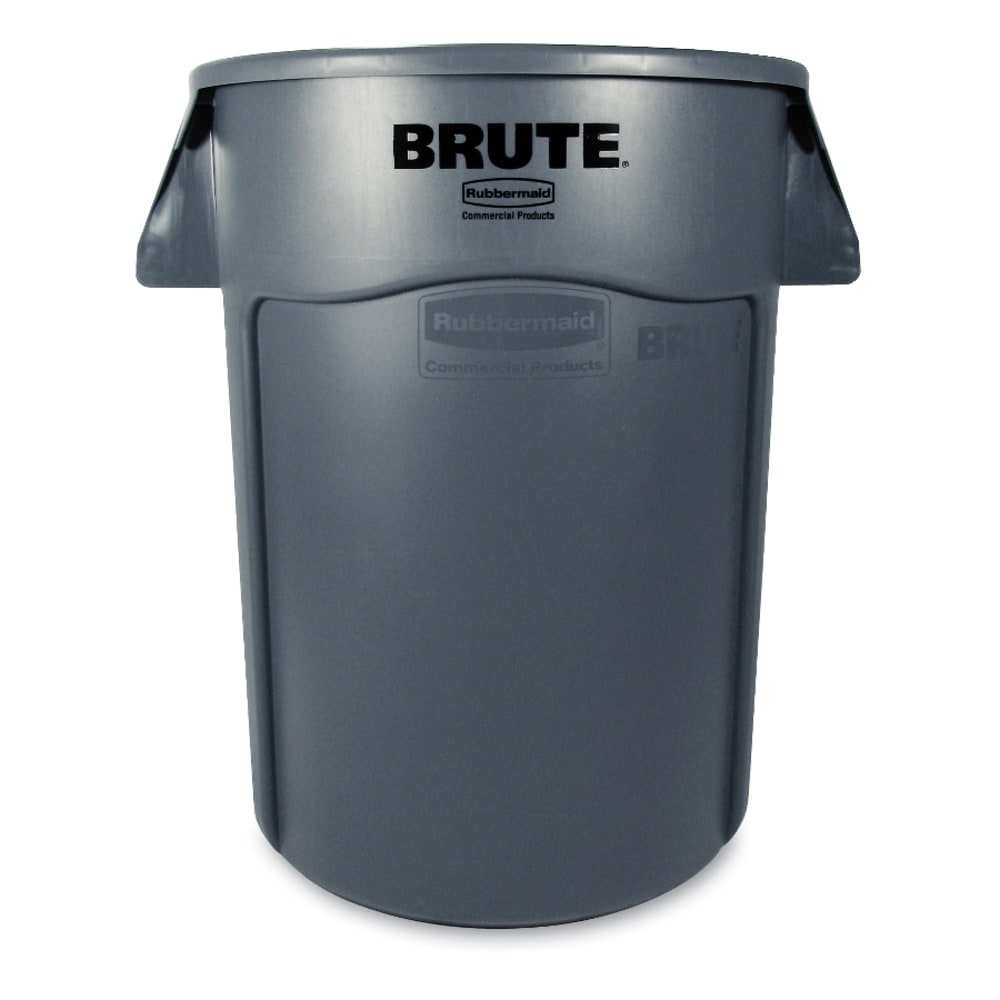 Rubbermaid Brute 44-Gallon Waste Container, Gray MPN:FG264360GRAY