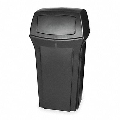 D0235 Trash Can 35 gal Black Plastic MPN:FG843088BLA