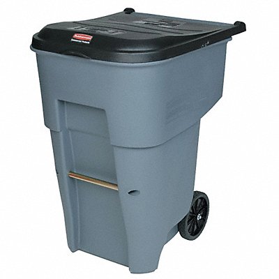 Trash Can 65 gal Gray MDPE MPN:FG9W2100GRAY