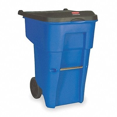 Trash Can 95 gal Blue Plastic MPN:FG9W2273BLUE