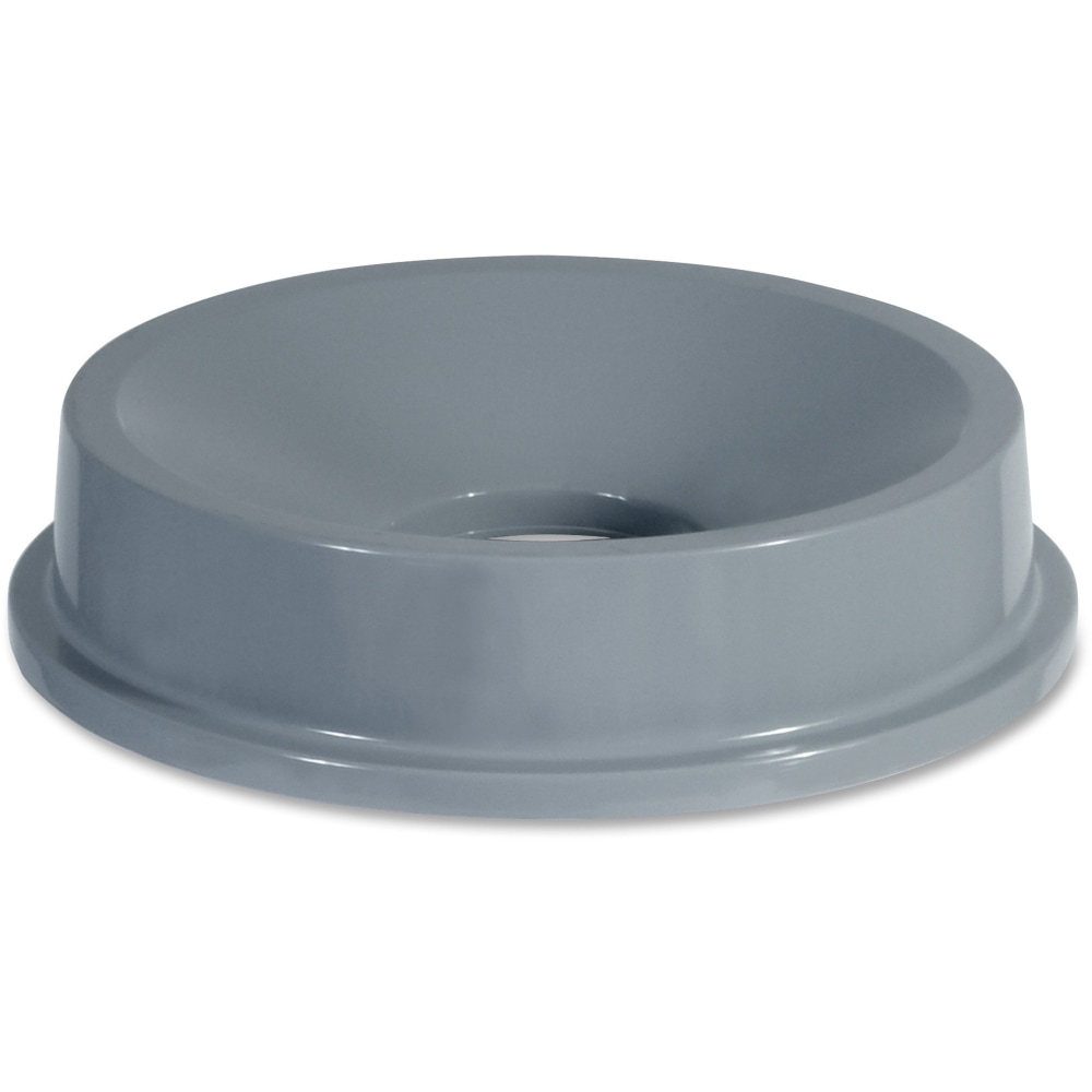 Rubbermaid Commercial Brute 32-Gallon Container Funnel Top Lids - Round - 22.3in Diameter - Plastic - Gray - 4 / Carton MPN:RCP3543GRACT
