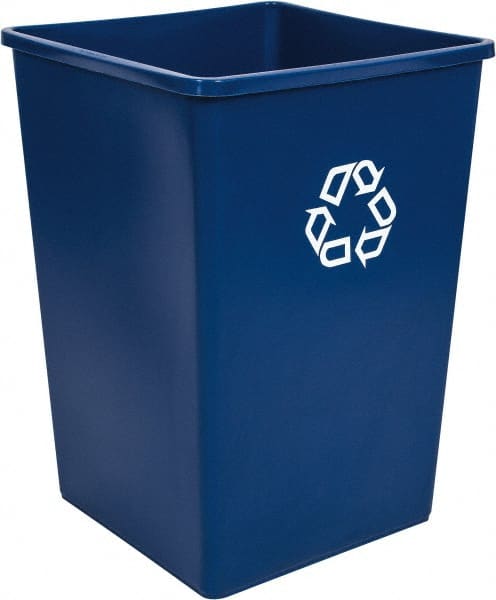 Recycling Container: 35 gal, Square, Blue MPN:FG395873BLUE