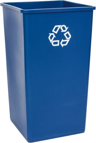 Recycling Container: 50 gal, Square, Blue MPN:FG395973BLUE