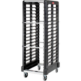 Rubbermaid® 3320 End-Load Black Plastic Tray Truck FG332000BLA