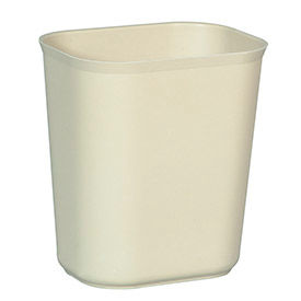 Rubbermaid® 14 Qt. Fiberglass Wastebasket Beige - RCP254100BG FG254100BEIG