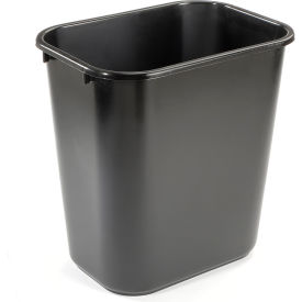 7 Gallon Rubbermaid Plastic Wastebasket - Black FG295600BLA