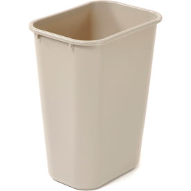 10 Gallon Rubbermaid Plastic Wastebasket - Beige FG295700BEIG