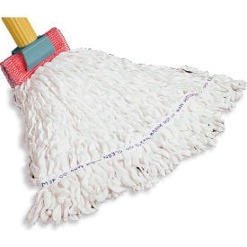 Rubbermaid® Medium Clean Room Rayon/Polyester Wet Mop - White - FGT30000WH00 FGT30000WH00 - Pkg Qty 12