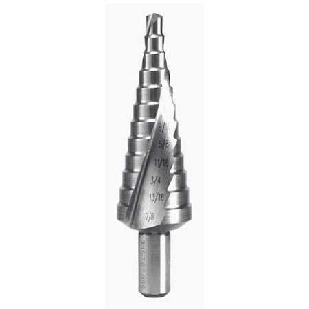 Step Drill Size 4, 3/16 -7/8