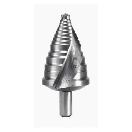 Step Drill Size 6, 7/8 -1 3/8