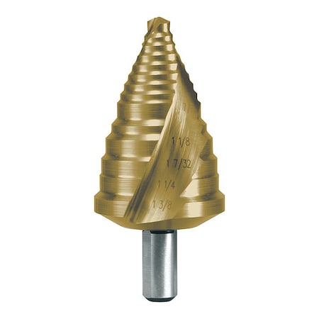 Step Drill Bit, HSS TIN Size No. 6 MPN:101706T