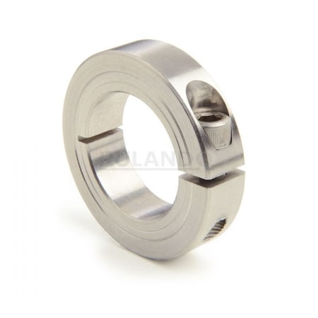 Shaft Collar, Stainless Steel, +0.003/-0.010 in, Corrosion Resistant MPN:CL-27-ST