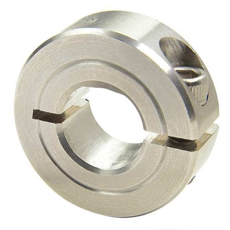 Shaft Collar, D-Bore, 1Pc, 1/4 In, 303 SS MPN:CLD-4-SS