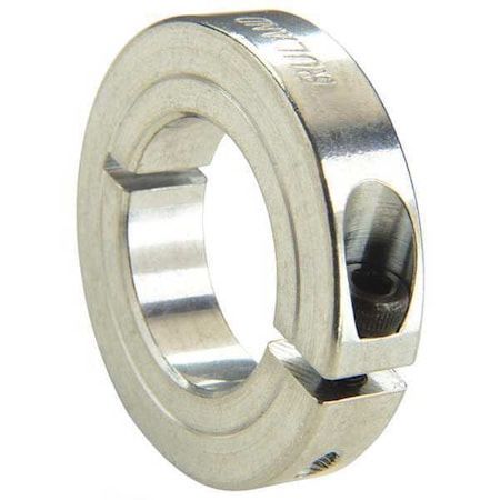 Shaft Collar, Alum, 1 pc, 7/8in Bore Dia. MPN:ENCL45-14-A