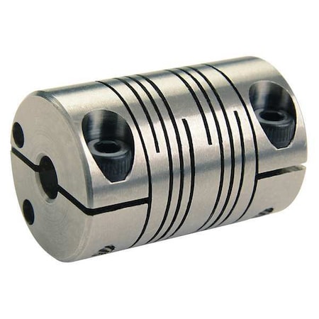 Coupling, 6 Beam Clamp, Bore 3/8 x 5/16 In MPN:FCR20-6-5-SS