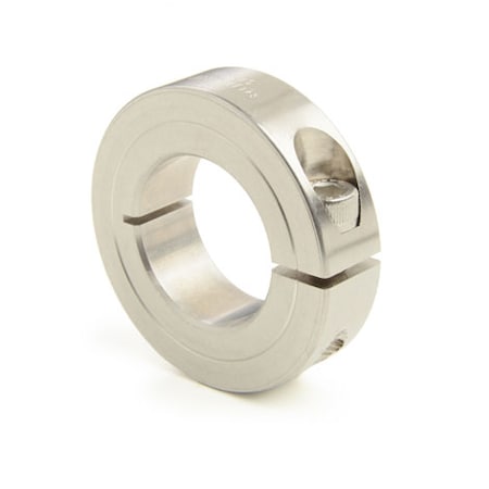 Shaft Collar, 1pc Clamp, Bore 38mm, OD 60mm, 316 Stainless Steel MPN:MCL-38-ST