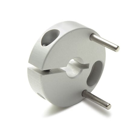 Controlflex Coupling Hub, Double, Bore 8mm, OD 19.0mm, Aluminum MPN:MCPRD19-8-A
