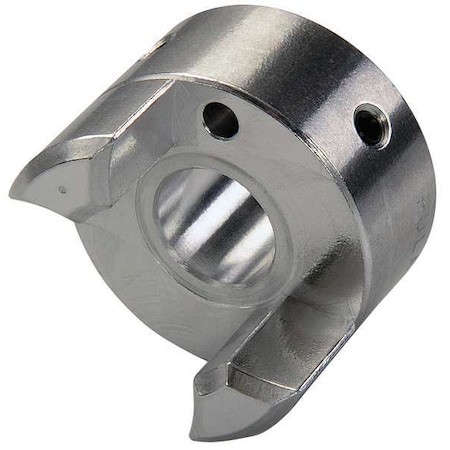 Curved Jaw Coupling Hub, 10mm, Aluminum MPN:MJS33-10-A