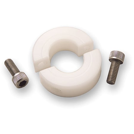 Shaft Collar, 1pc Clamp, Bore 26mm, OD 48mm, Plastic, MSP-26-P MPN:MSP-26-P